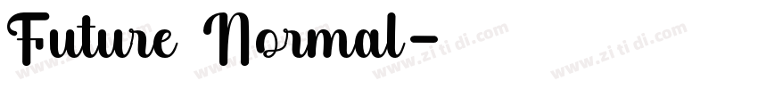 Future Normal字体转换